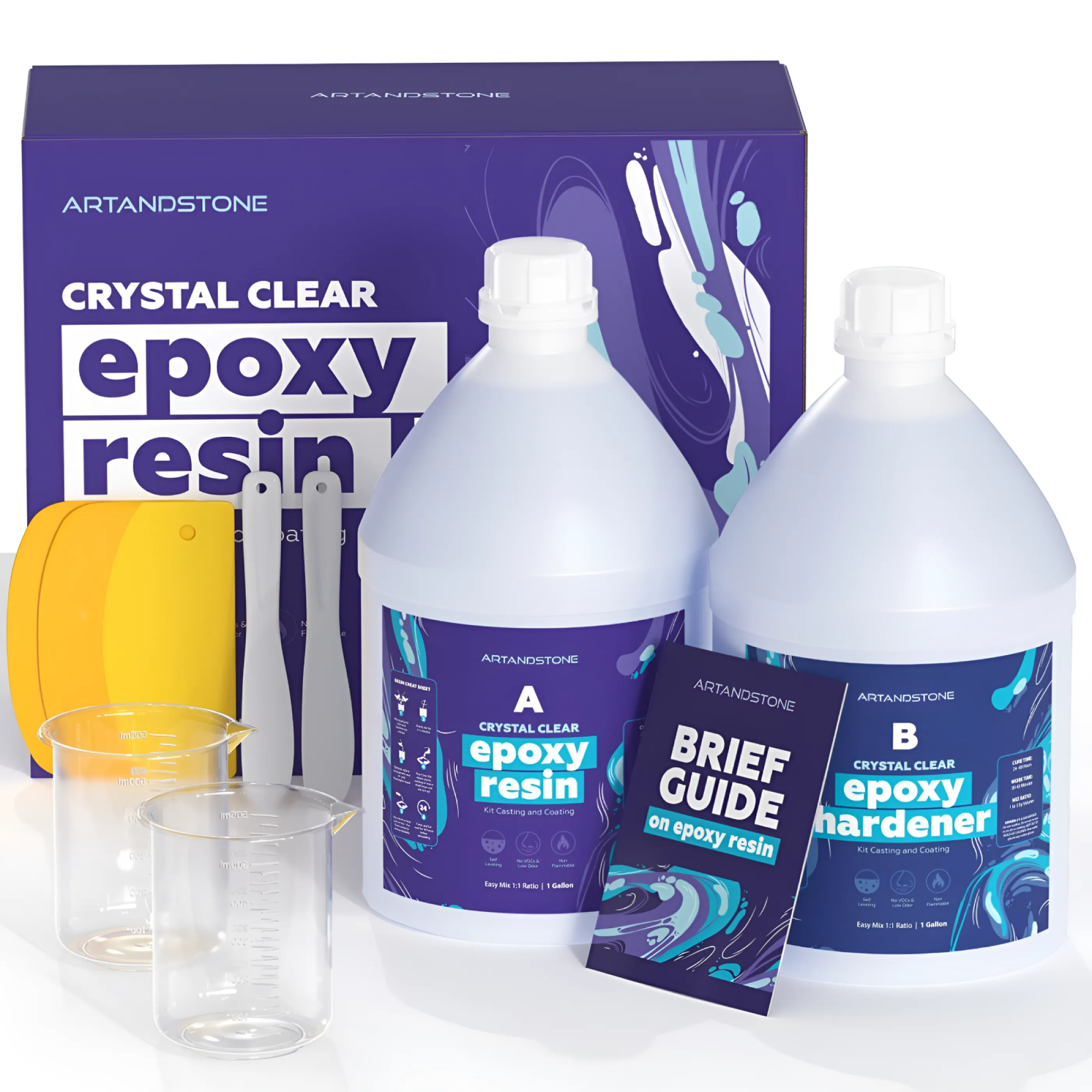 Crystal Clear Epoxy Kit - 2 Gallon